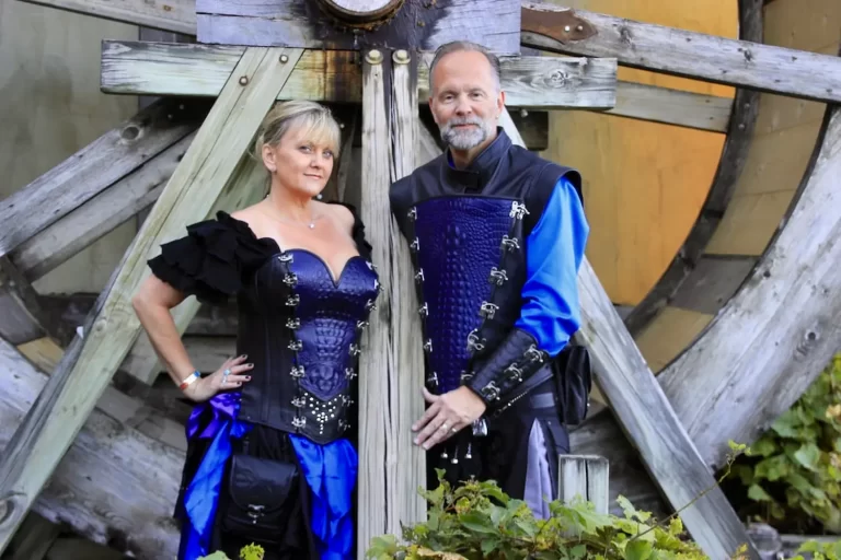 batman handmade leather sweetheart purple corset bodice croc silver clasps renaissance festival design couple wedding i