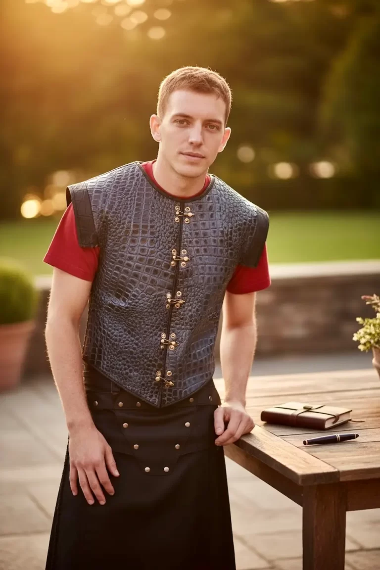 black croc armor tunic