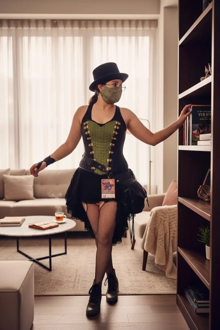 lime green cosplay corset i