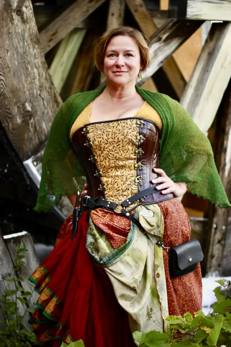 mustard twig hourglass corset