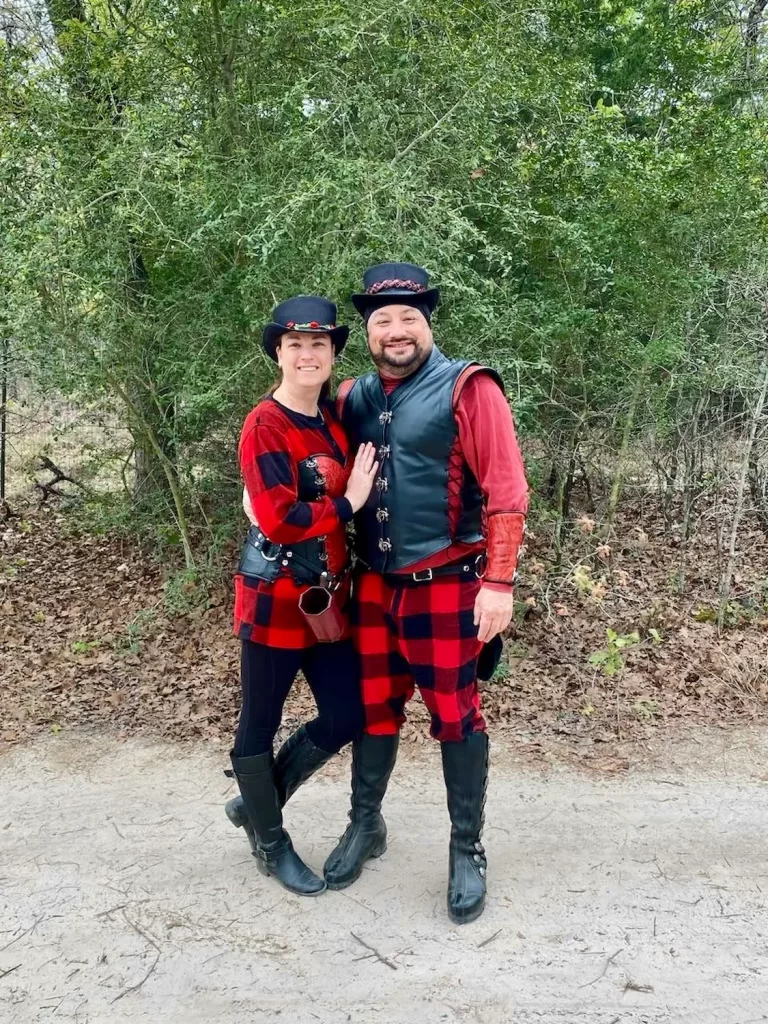 red croc jerkin couple