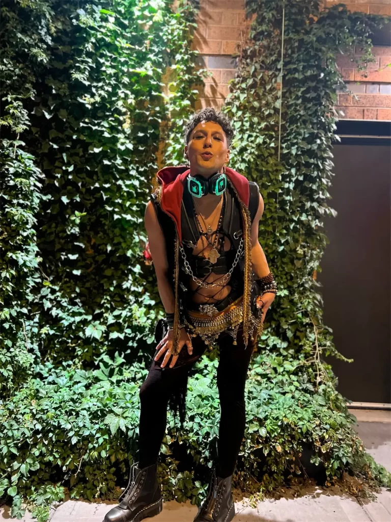 handmade premium leather jerkin sacred metal clasps