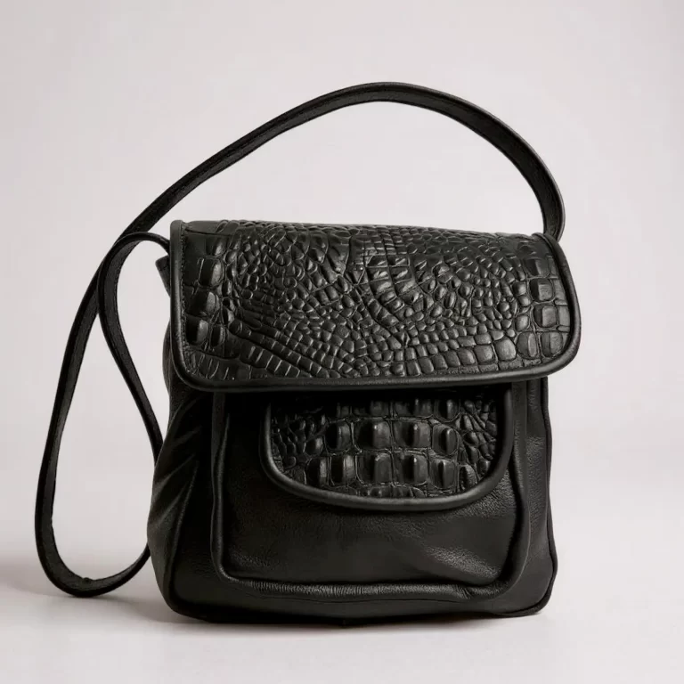 handmade genuine leather fantasy pouch