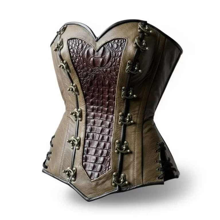 handmade leather corset 26