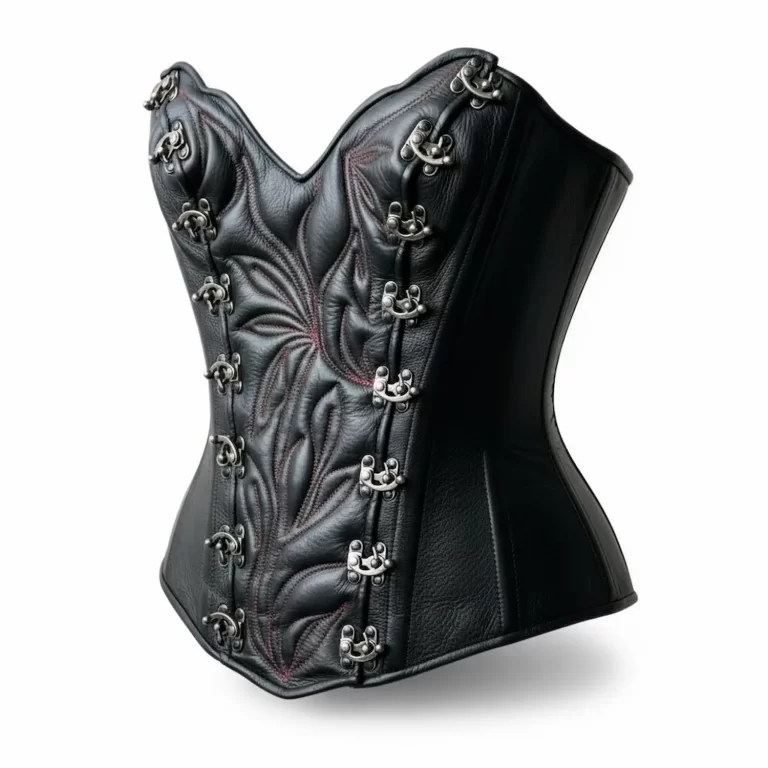 handmade leather corset 56