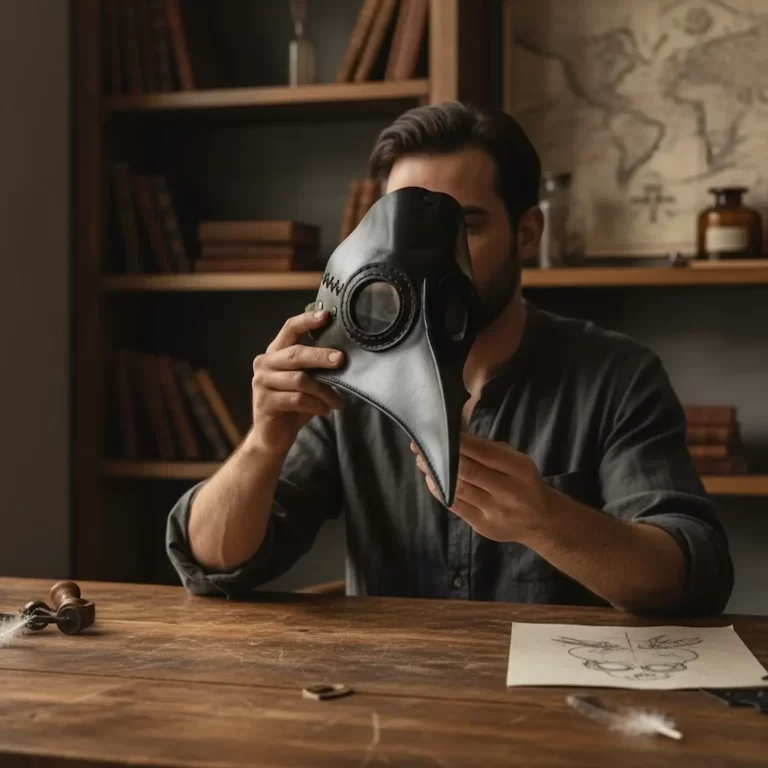 plaque mask examined