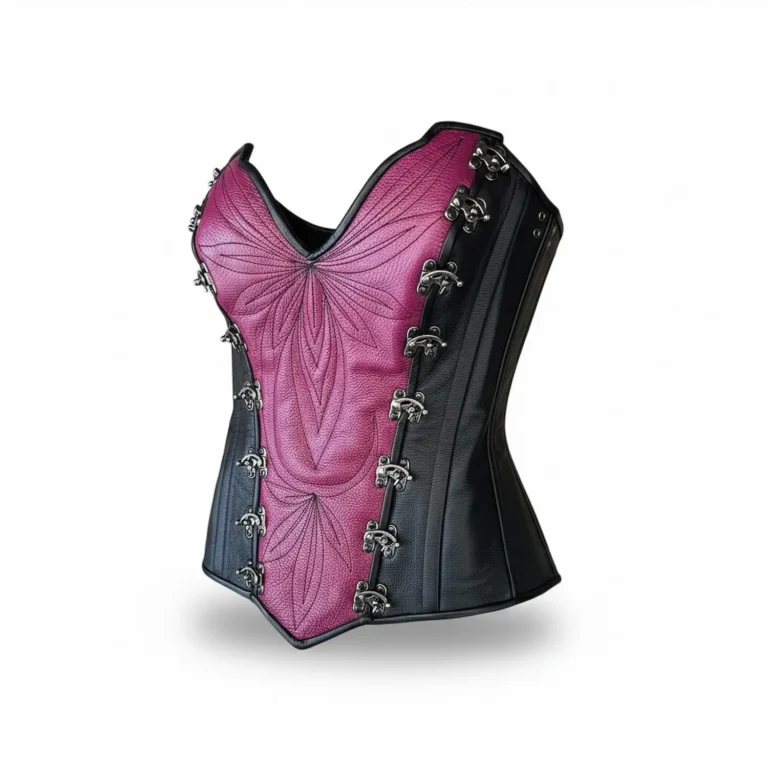 fuchsia sculpted quilted