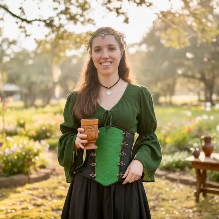 green floral modular cyncher